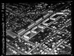 thumbnail: Skråfoto fra 1949 taget 317 meter fra Greisvej 76, 1. tv