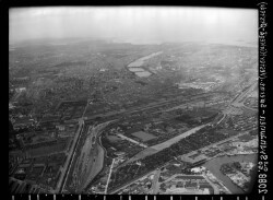 thumbnail: Skråfoto fra 1950 taget 56 meter fra Hørdumsgade 15, st. tv
