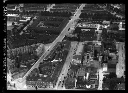 thumbnail: Skråfoto fra 1952 taget 23 meter fra Aldersrogade 11, 4. 