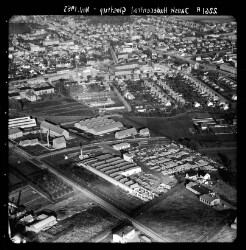 thumbnail: Skråfoto fra 1953 taget 13 meter fra Elementfabrikken 5A