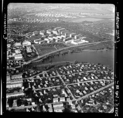 thumbnail: Skråfoto fra 1958 taget 45 meter fra Kobbelvænget 64, st. th