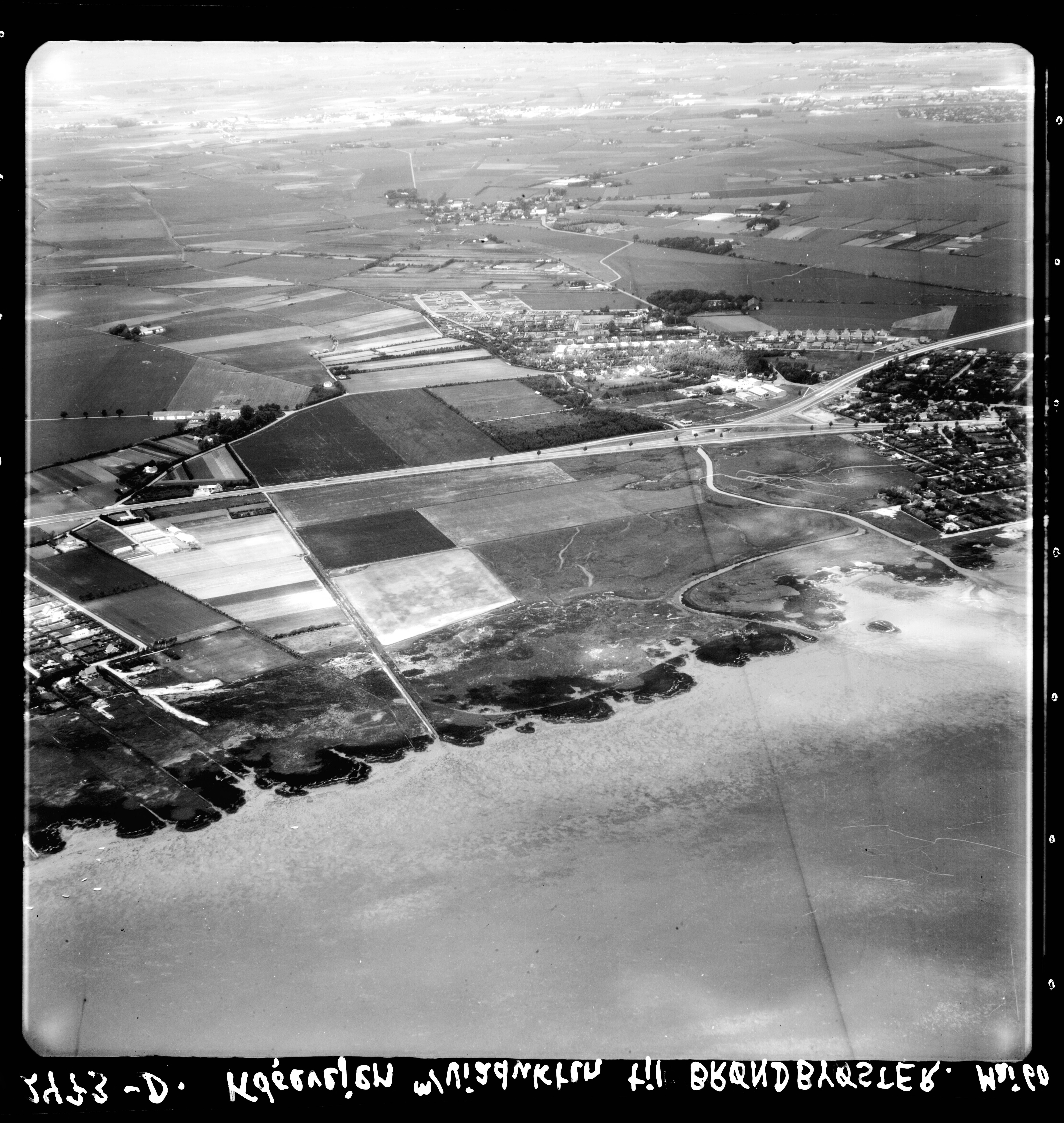 Skråfoto fra 1960 taget 183 meter fra Vallensbæk Strandvej 338