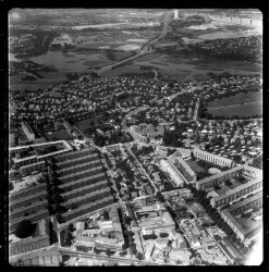 thumbnail: Skråfoto fra 1966 taget 111 meter fra Efterslægtsvej 2A