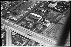 thumbnail: Skråfoto fra 1950-1954 taget 74 meter fra Åmarkvej 2A