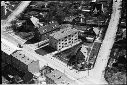thumbnail: Skråfoto fra 1950-1954 taget 36 meter fra Folehaven 121