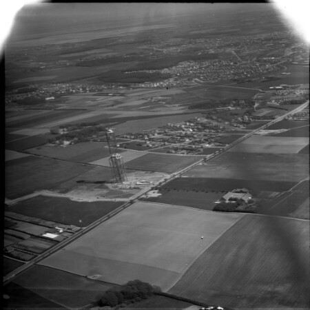 Skråfoto fra 1932-1950 taget 52 meter fra Elmelundsvej 4, st. 2207