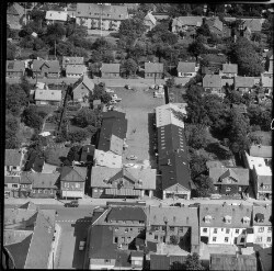 thumbnail: Skråfoto fra 1955 taget 7 meter fra Jernbanegade 59A
