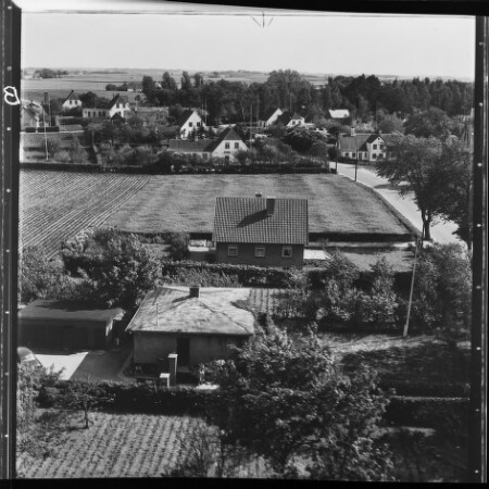 Skråfoto fra 1956 taget 47 meter fra Nyvej 7