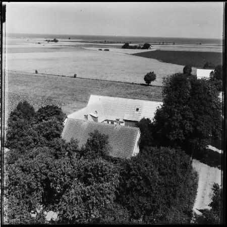 Skråfoto fra 1957 taget 4 meter fra Bulbrovej 47