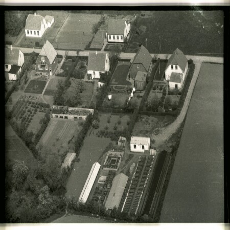 Skråfoto fra 1948 taget 32 meter fra Kongstrupvej 5B