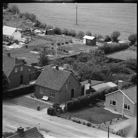 Skråfoto fra 1958 taget 30 meter fra Markhaven 1
